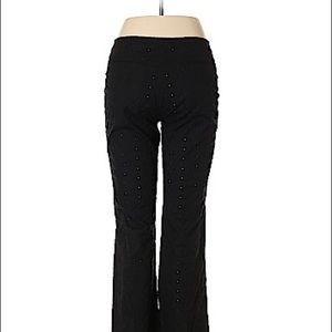 Moschino Black Pattern Casual Pants